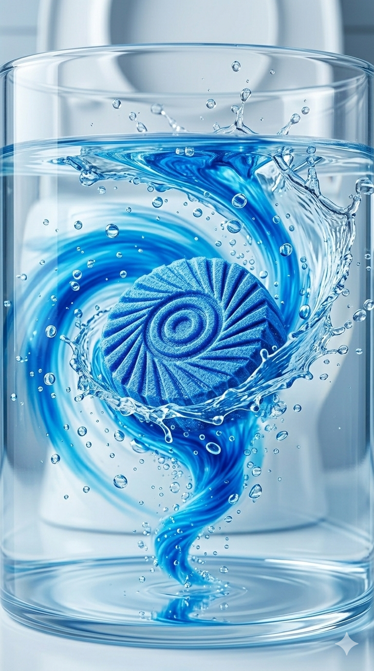 Toilet Cleaning Tablets (10 Pack) – Long Lasting Bathroom Freshener & Powerful Stain Remover | Easy Drop-In Toilet Bowl Cleaner